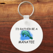 Ich wäre eher ein Manatee Schlüsselanhänger (Vorderseite)