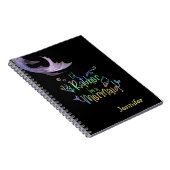 Ich wäre eher ein Meerjungfrau-Regenbogen-Personal Notizblock (Rechte Seite)