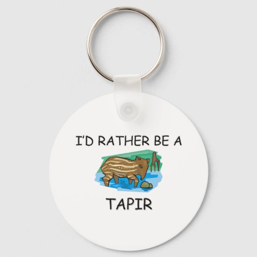 Ich wäre eher ein Tapir Schlüsselanhänger (Vorderseite)