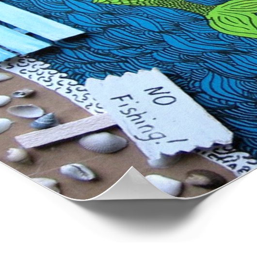 Ich wäre eher eine Meerjungfrau Poster (Ecke)