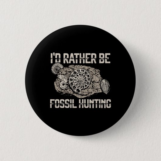 Ich wäre eher Fossil Jagen Explorer T-Shirt Button (Vorderseite)