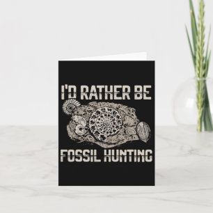 Ich wäre eher Fossil Jagen Explorer T-Shirt Karte