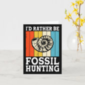 Ich wäre eher Fossilienjagdjäger Karte (Gelbe Blume)