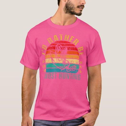 Ich wäre eher Geist auf der Jagd lustig T-Shirt (Vorderseite)