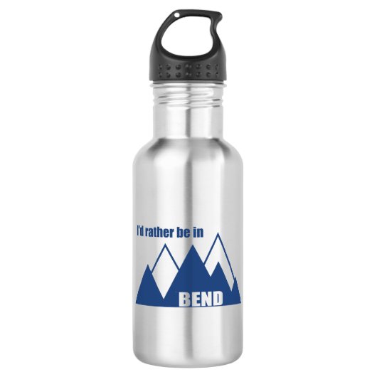 Ich wäre eher im Bend Oregon Mountain Edelstahlflasche (Vorderseite)