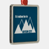 Ich wäre eher im Berg Bryson City Ornament Aus Metall (Rechts)