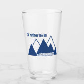 Ich wäre eher im Berg der Adirondacks Glas (Vorderseite)