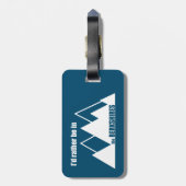 Ich wäre eher im Berkshires-Berg. Gepäckanhänger (Rückseite vertikal)