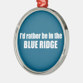 Ich wäre eher im blauen Rücken Ornament Aus Metall (Links)