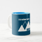 Ich wäre eher im Boise Idaho Mountain Zweifarbige Tasse (Vorderseite Links)
