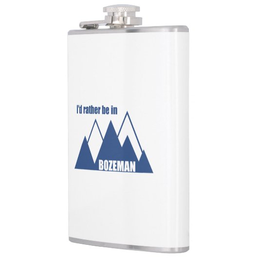 Ich wäre eher im Bozeman-Montana-Berg Flachmann (Links)