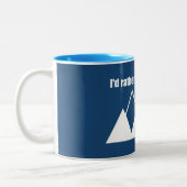 Ich wäre eher im Breckenridge Colorado Mountain Zweifarbige Tasse (Links)