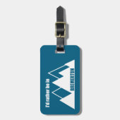 Ich wäre eher im Bremerton Washington Mountain Gepäckanhänger (Vorderseite vertikal)