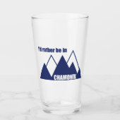 Ich wäre eher im Chamonix-Frankreich-Berg Glas (Vorderseite)