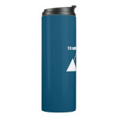 Ich wäre eher im Chamonix-Frankreich-Berg Thermosbecher (Nach links gedreht)