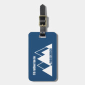 Ich wäre eher im Frank Kirchenberg. Gepäckanhänger (Vorderseite vertikal)