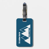 Ich wäre eher im Gelbsteinberg Gepäckanhänger (Rückseite vertikal)