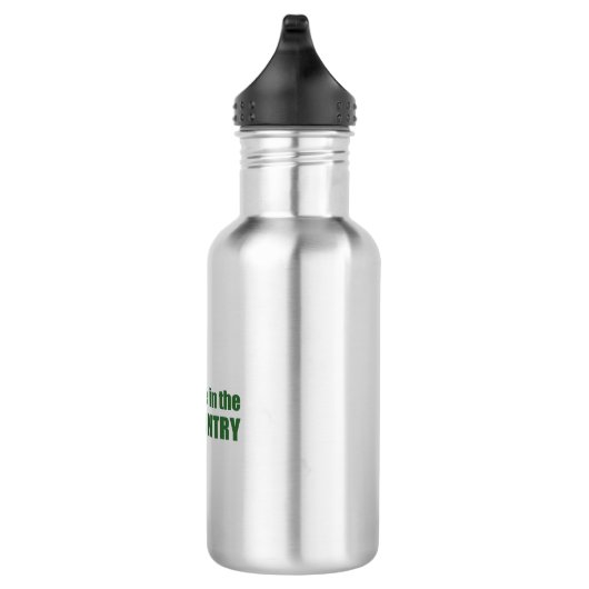 Ich wäre eher im Hinterland Edelstahlflasche (Rechts)