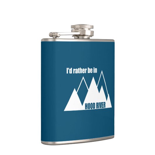 Ich wäre eher im Hood River Oregon Mountain Flachmann (Rechts)