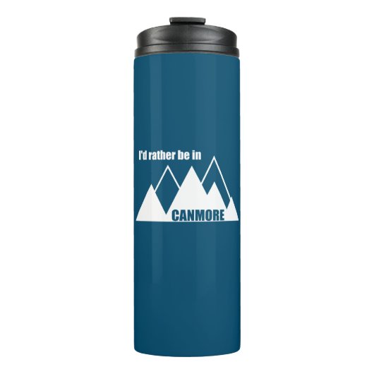 Ich wäre eher im Kanmore-Berg Thermosbecher (Vorderseite)