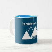 Ich wäre eher im Kanmore-Berg Zweifarbige Tasse (Vorderseite Links)