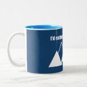 Ich wäre eher im Ozarkberg Zweifarbige Tasse (Links)