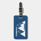 Ich wäre eher im Schugachberg. Gepäckanhänger (Vorderseite vertikal)