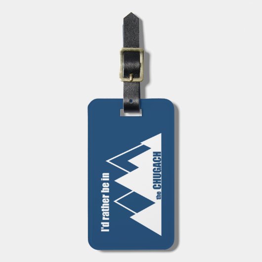 Ich wäre eher im Schugachberg. Gepäckanhänger (Vorderseite vertikal)