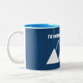 Ich wäre eher im Schugachberg. Zweifarbige Tasse (Links)