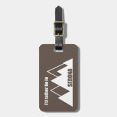 Ich wäre eher im Sedona-Berg Gepäckanhänger (Vorderseite vertikal)