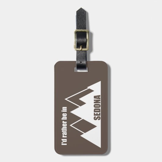 Ich wäre eher im Sedona-Berg Gepäckanhänger (Vorderseite vertikal)