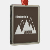 Ich wäre eher im Sedona-Berg Ornament Aus Metall (Rechts)