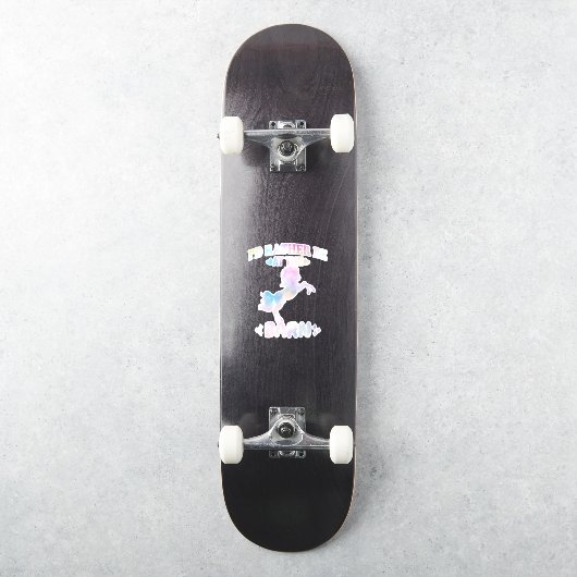 Ich wäre eher im Stall Aufkleber (Skateboard)