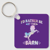 Ich wäre eher im Stall Schlüsselanhänger (Vorderseite)