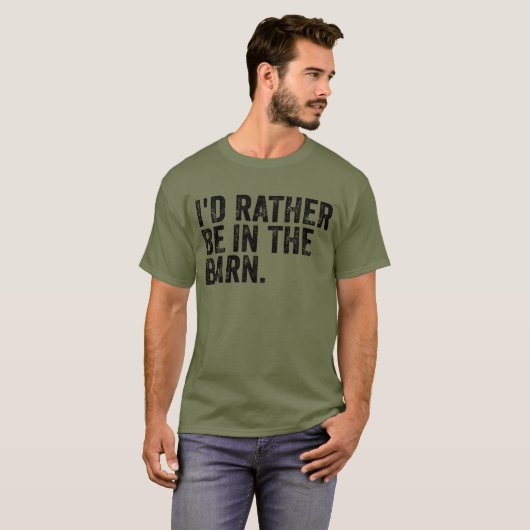 Ich wäre eher im Stall T-Shirt (Vorne ganz)