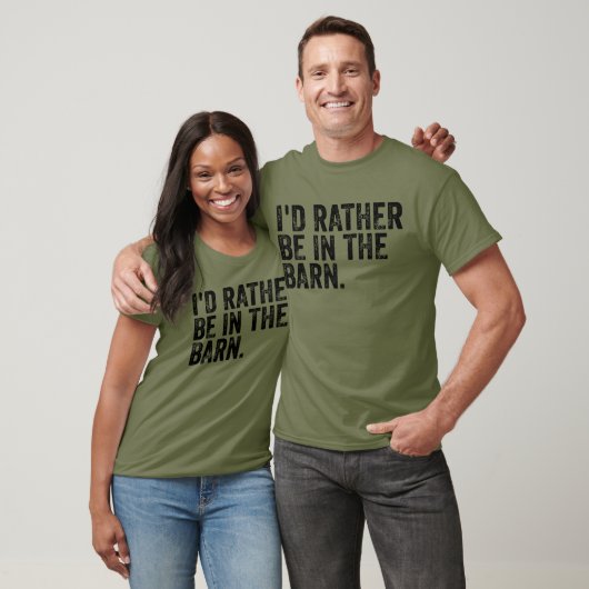 Ich wäre eher im Stall T-Shirt (Unisex)