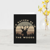 Ich wäre eher im Wald auf Hirschjagd Karte (Gelbe Blume)