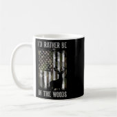 Ich wäre eher im Wald, der Camouflage der Jagd auf Kaffeetasse (Links)