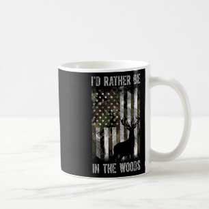 Ich wäre eher im Wald, der Camouflage der Jagd auf Kaffeetasse