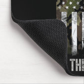 Ich wäre eher im Wald, der Camouflage der Jagd auf Mousepad (Ecke)