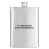 Ich wäre eher im Wald des Nordens. Flachmann (Vorderseite)