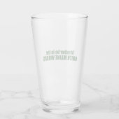 Ich wäre eher im Wald des Nordens. Glas (Rückseite)