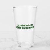 Ich wäre eher im Wald des Nordens. Glas (Vorderseite)