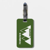 Ich wäre eher im Wasatch-Gebirge Gepäckanhänger (Rückseite vertikal)