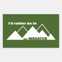 Ich wäre eher im Wasatch-Gebirge