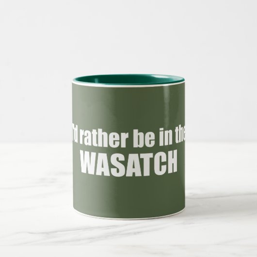 Ich wäre eher im Waschsalon Zweifarbige Tasse (Mittel)