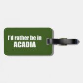 Ich wäre eher in Acadia Gepäckanhänger (Rückseite horizontal)