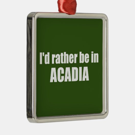 Ich wäre eher in Acadia Ornament Aus Metall (Rechts)