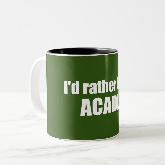 Ich wäre eher in Acadia Zweifarbige Tasse (Vorderseite Links)