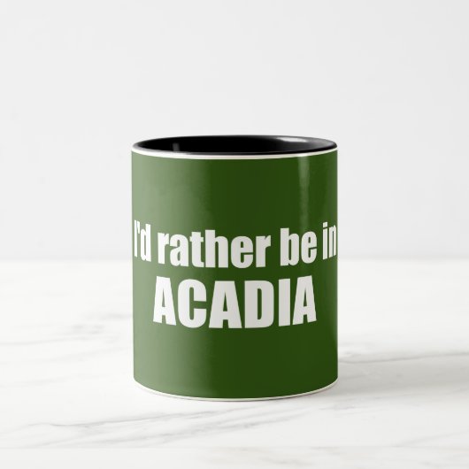 Ich wäre eher in Acadia Zweifarbige Tasse (Mittel)